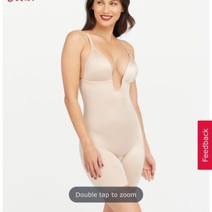 SPANX Suit Your Fancy Low-Back Bodysuit (Size L)